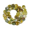 Dyed & Heated Natural Agate Beads Strands G-N359-15A-04-3
