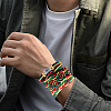 Leather Cord Braided Bracelets Set for Men Women BJEW-CL0001-43B-6