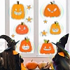 Halloween Pumpkin Rainbow Prism Electrostatic Window Stickers PW-WG6E5D3-01-3