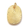 Rack Plating Brass Pendants KK-I720-35G-1