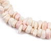 Natural Pink Shell Beads Strands X-SSHEL-L016-19-4