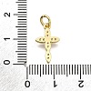 Brass Micro Pave Cubic Zirconia Pendants X-KK-Z100-41G-03-3