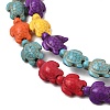 Synthetic Turquoise Beads Strands G-E456-35D-8x10mm-04-3
