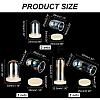 9 Sets 3 Style Glass Dome Cover AJEW-PH0011-45-2