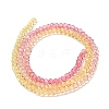 Transparent Painted Glass Beads Strands X1-DGLA-A034-T2mm-A07-5