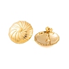 Ion Plating(IP) 304 Stainless Steel Stud Earrings for Women EJEW-P279-45G-2