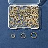 60Pcs 3 Styles Rack Plating Alloy Bead Frames FIND-FS0003-45-6