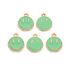 Alloy Enamel Charms ENAM-S121-165K-RS-1