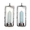 Natural Flower Amazonite Pendants GG-CBACC2B-06AS-03-1