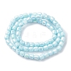 Electroplate Glass Beads Strands EGLA-K015-08E-2