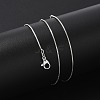 Brass Box Chain Necklaces for Women NJEW-D302-41P-2