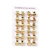 201 Stainless Steel Wide Huggie Hoop Earrings EJEW-D354-11G-4
