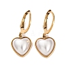 Valentine's Day 304 Stainless Steel Leverback Earrings EJEW-D358-03G-2