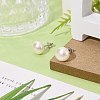 Valentine Presents for Her 925 Sterling Silver Ball Stud Earrings EJEW-D029-9mm-2-7