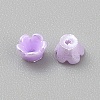 Opaque Resin Bead Caps RESI-CJC0015-29B-2