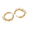 304 Stainless Steel Hoop Earring Findings STAS-D183-02B-G-3