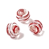 Handmade Gold Sand Enamel Lampwork Beads LAMP-B035-03C-1
