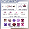 Imitate Austrian Crystal Bicone Glass & Mixed Glass Beads Findings Kits GLAA-GA0002-33-2