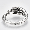 Alloy Cuff Finger Rings RJEW-T006-25-3