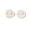 Natural Freshwater Shell Buttons SHEL-N036-04-4