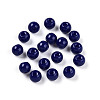 Opaque Solid Color Glass Beads GLAA-N007-4mm-A06-1