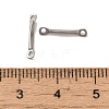 304 Stainless Steel Connector Charms STAS-Q323-10P-3