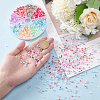 80G 8 Colors Glass Seed Beads GLAA-GO0001-20A-3