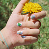 Stainless Steel DIY Nail Art Templates MRMJ-WH0098-011-5