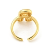 Brass Letter Open Cuff Rings for Women RJEW-G313-01R-G-3