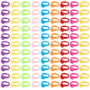 200Pcs Acrylic Open Cuff Ring Components SACR-SC0001-27-1