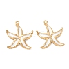 304 Stainless Steel Enamel Pendants STAS-Q119-10B-G-1