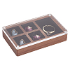 Mini Rectangle Wood Jewelry Presentation Box CON-WH0095-44B-1