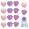 15Pcs 3 Styles Faux Fox Fur Soft Pompom Ball FIND-PH0027-60-1
