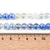 Electroplate Glass Beads Strands LS-EGLA-D300-06-8mm-21-5