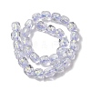Handmade Foil Lampwork Beads Strands FOIL-C002-01A-2