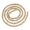 Electroplate Glass Beads Strands LS-EGLA-T027-01G-4