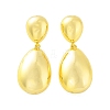 Teardrop Rack Plating Brass Studs Earrings KK-Z038-16G-1