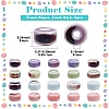 35Pcs 7 Styles Glazed Porcelain Beads PORC-YW0001-59-2