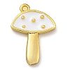 Rack Plating Brass Enamel Pendants KK-G515-07G-2