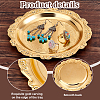 Iron Serving Trays DIY-WH0888-445G-4