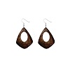 Alloy & Wood Dangle Earrings for Women WG2EB7C-02-2