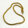 Non-Magnetic Synthetic Hematite Beads Strands G-C124-4x2mm-1-2