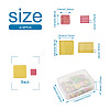 252Pcs 2 Style Glass Cabochons GGLA-EL0001-01D-3