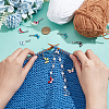 Knitting Row Counter Chains & Locking Stitch Markers Kits HJEW-AB00532-4