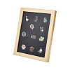 Wood & Plastic Rectangle Photo Frame Stand DJEW-WH0072-13C-03-1