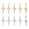 20Pcs 2 Colors Brass Pendants KK-ME0001-90-1