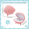 2Pcs Velvet Rings Gift Storage Boxes AJEW-GO0002-24A-01-2