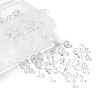 340Pcs 4 Sizes Natural Grade A Quartz Crystal Beads Strands G-LS0001-29-2