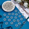 60Pcs Alloy Rhinestone Slider Buckles FIND-CY0001-93-4