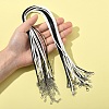 Waxed Cotton Cord Necklace Making MAK-YW0001-25A-5